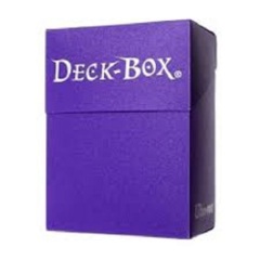 Ultra Pro: Solid Purple Deck Box