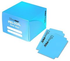 Ultra Pro: Solid Light Blue DUAL Deck Box UP82985