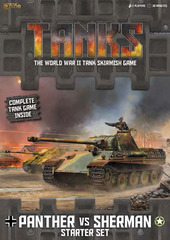 Tanks Miniatures Game: Starter Set - Panther VS Sherman Battlefront