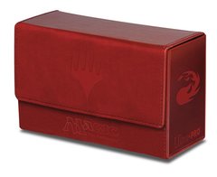 MTG: Ultra Pro Red mana matte flip DUAL Deck Box