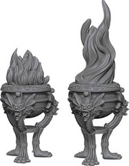 Pathfinder Deep Cuts Unpainted Miniatures: Braziers (pack of 2)