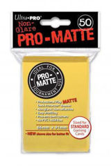 Ultra Pro PRO-Matte Standard Card Sleeves - Yellow (50ct)