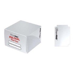 Ultra Pro: Solid White DUAL Deck Box UP82987