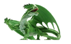 Pathfinder Battles Miniatures GARGANTUAN Green Dragon Legends of Golarion promo