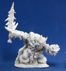 Reaper Bones Miniatures: Boerogg Blackrime, Frost Giant Jarl 77106