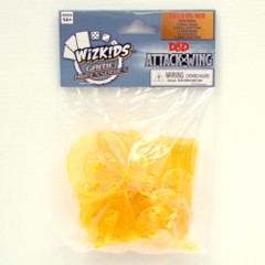 D&D Dungeons & Dragons Attack Wing: YELLOW base and peg Set
