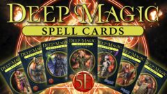 Deep Magic (5th edition D&D): PRESALE Arcane 0-3 Spell Cards (5e) kobold press