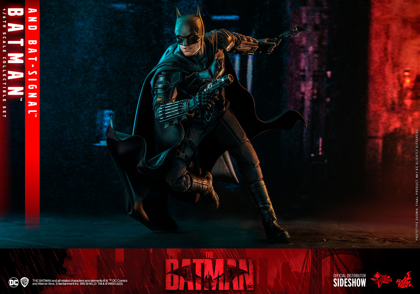 Batman and Bat-Signal Collectible Set - Movie Masterpiece Series - The Batman
