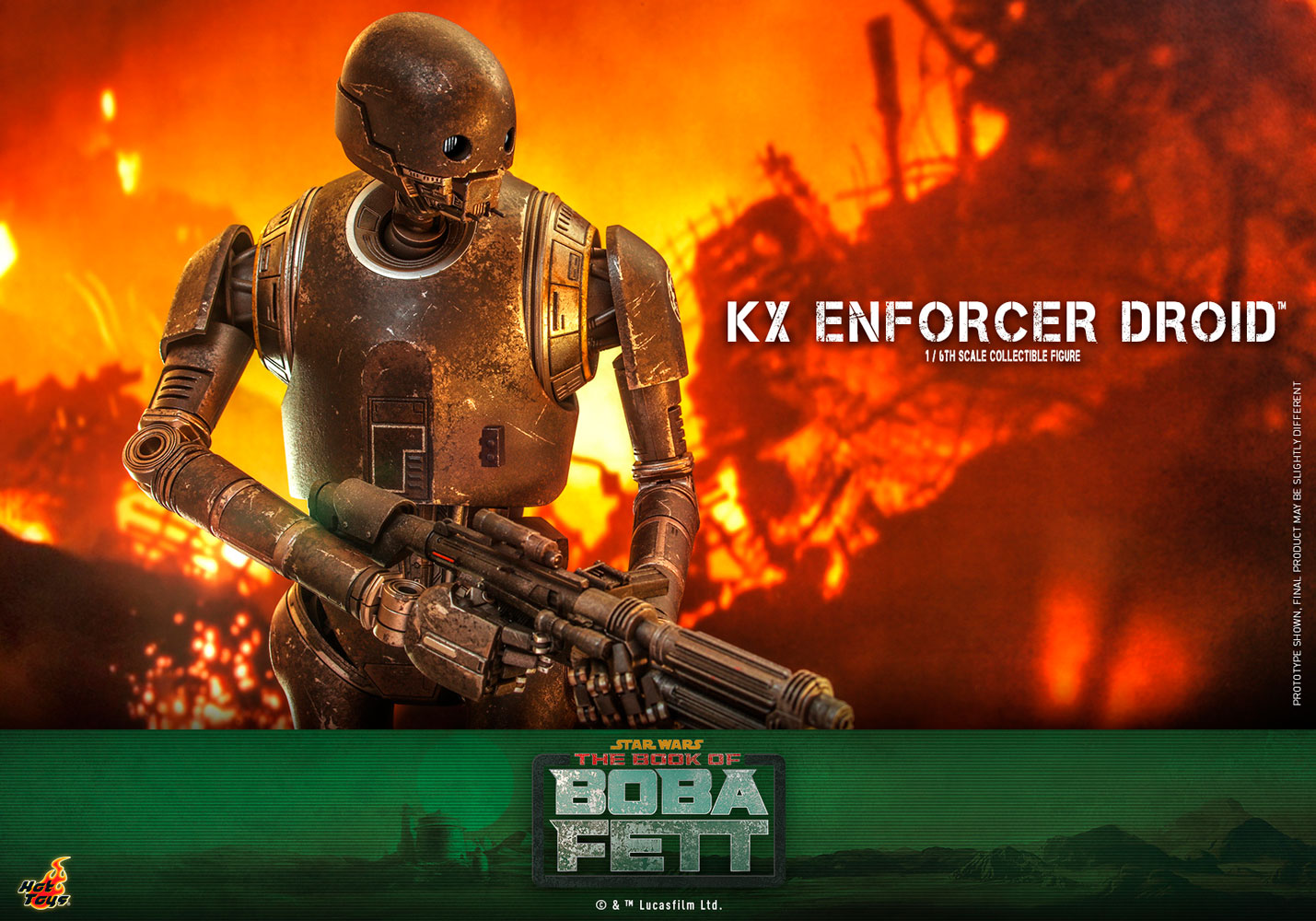 KX Enforcer Droid Sixth Scale Collectible Figure - The Book of Boba Fett - Star Wars (Hot Toys)