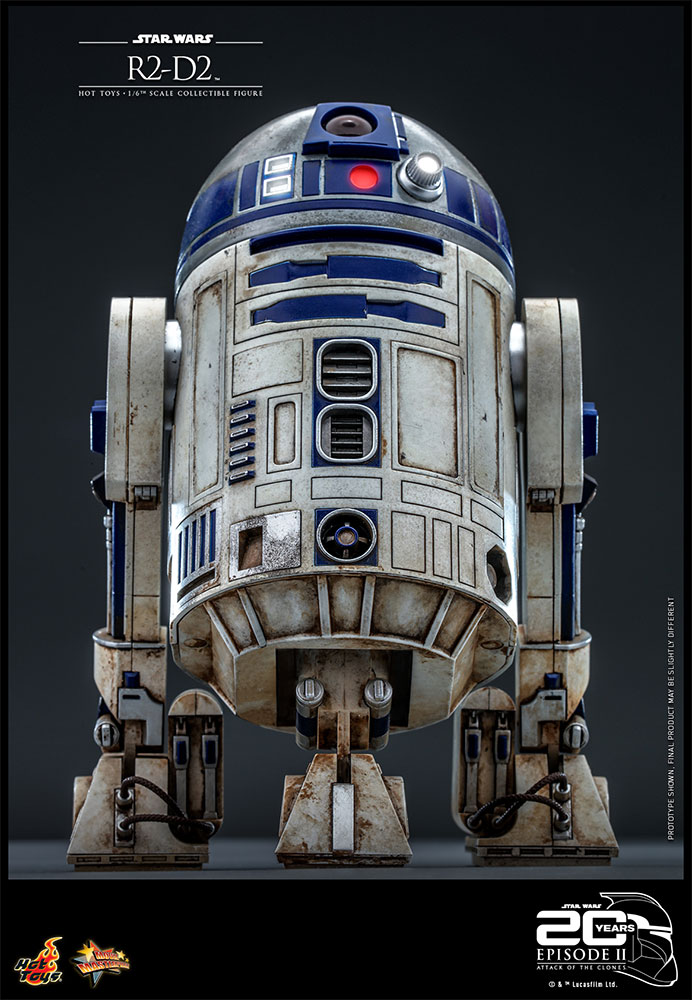 R2-D2 Sixth Scale Figure by Hot Toys Movie Masterpiece Series - Star Wars Episode II: Attack of the Clones