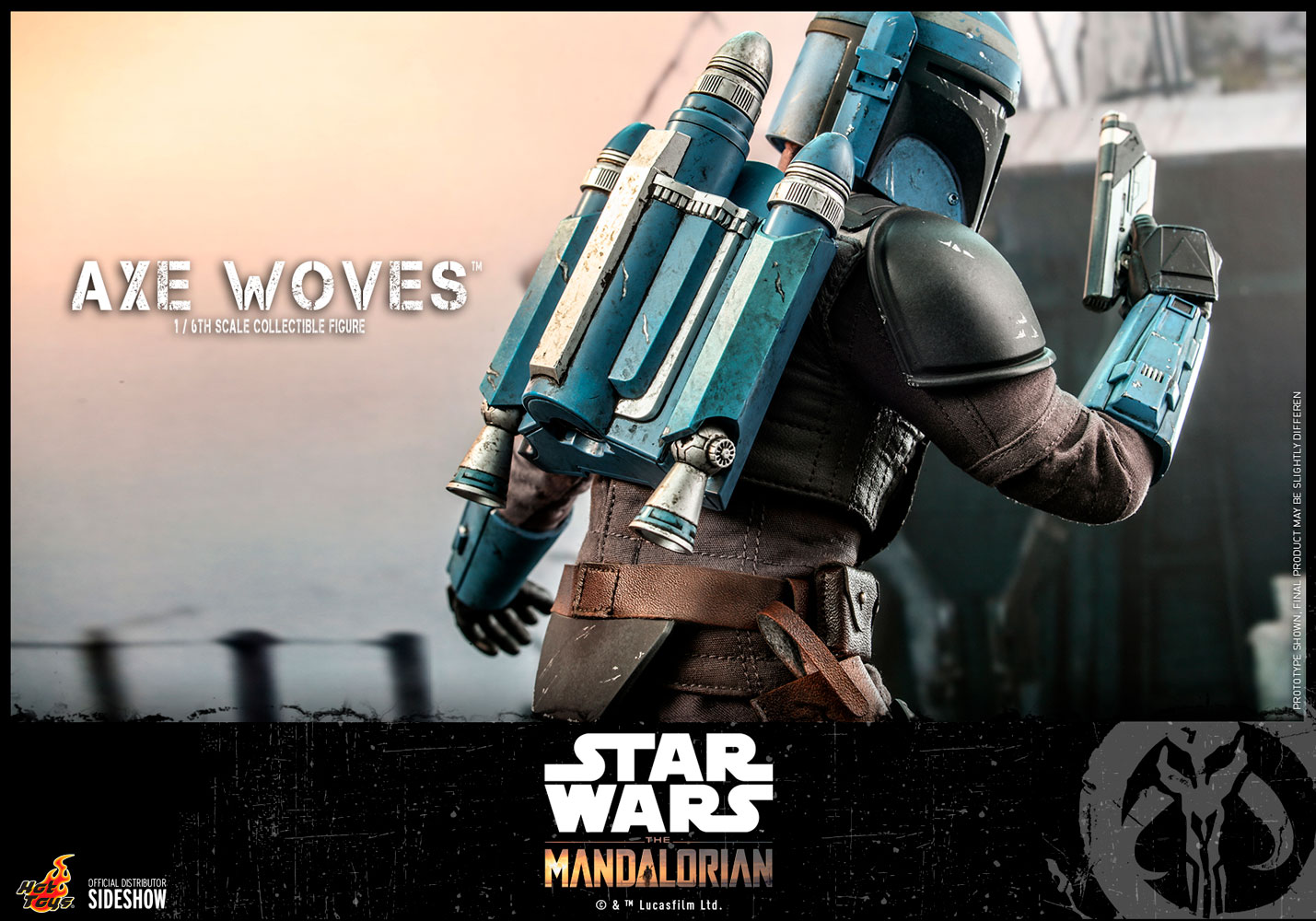 Axe Woves Sixth Scale Figure by Hot Toys The Mandalorian - Television Masterpiece Series