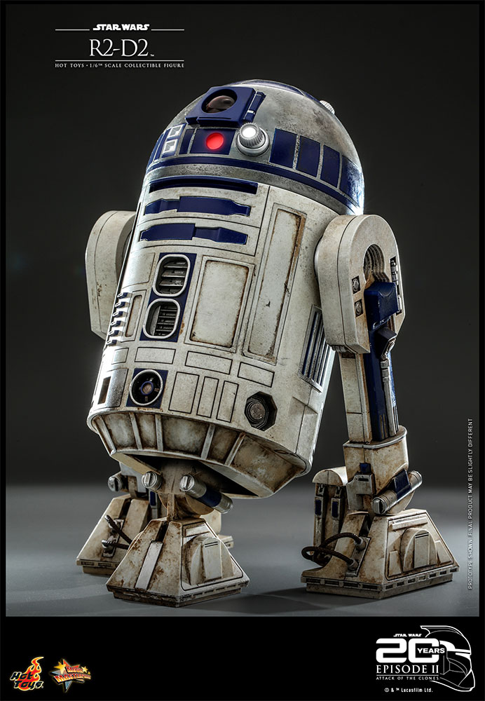 R2-D2 Sixth Scale Figure by Hot Toys Movie Masterpiece Series - Star Wars Episode II: Attack of the Clones
