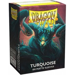 DRAGON SHIELD SLEEVES: MATTE: TURQUOISE (Box of 100)