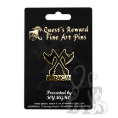 Quest's Reward Fine Art Pin: Barbarian