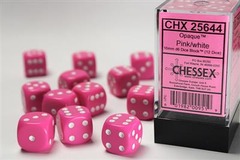 CHX25644: 16mm 12d6 Opaque: Pink White