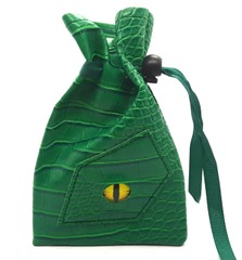 Old School Dice: Dragon Eye Dice Bag: Green