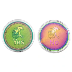 YES/NO Deluxe D2 coin Rainbow