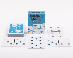 Double 9 Colored Dot Domino Playing Cards