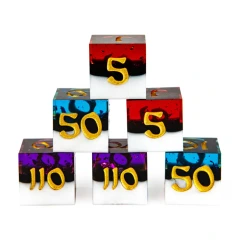 Tcg Damage Counter Dice Set - Variety Pack