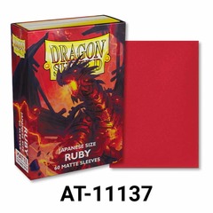 Dragon Shield - Japanese Card Sleeves - Matte Ruby (60)
