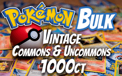 Bulk Pokemon Vintage Commons/Uncommon (1000ct)