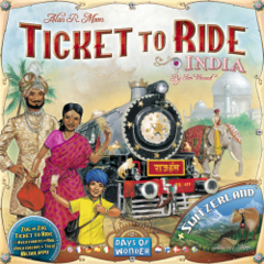 Ticket to Ridel: India & Switzerland (multilangue)