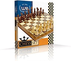 WE Games: Walnut Staunton Style Chess Set