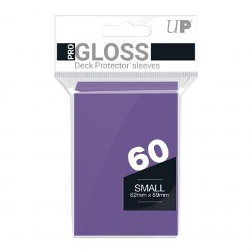 PRO-Gloss 60ct Small Deck Protector sleeves: Purple