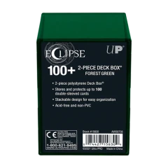 Ultra Pro: Eclipse - 2-Piece Deck Box - 100 - Emerald Green