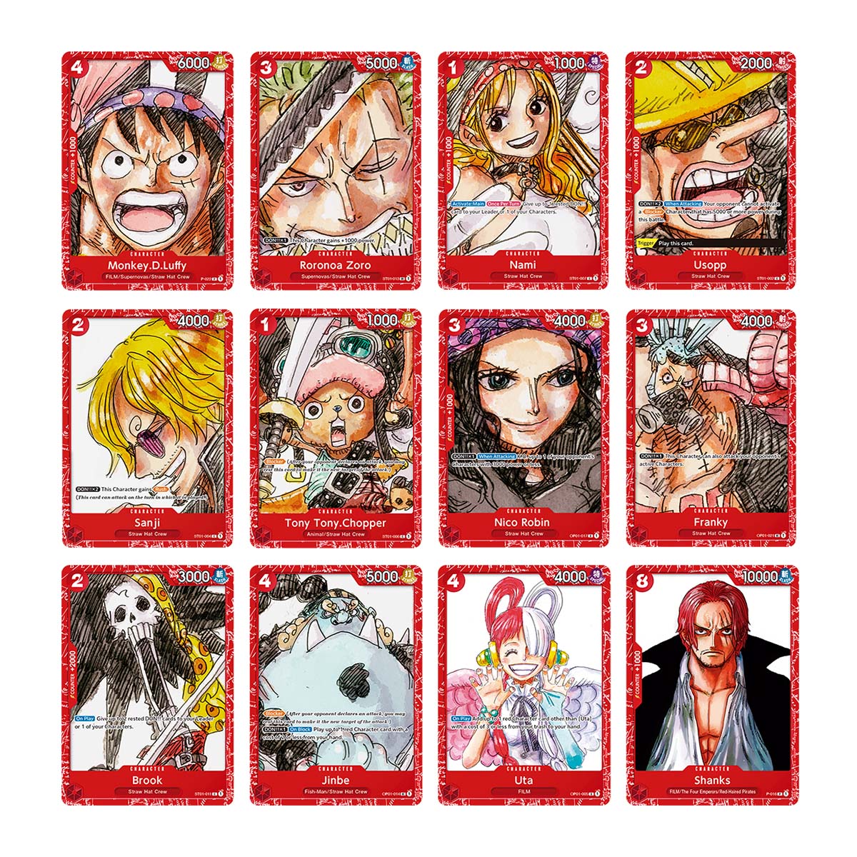 ONE PIECE CG PREMIUM CARD COLLECTION FILM RED ED