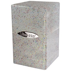 Ultra Pro Deck Box - Glitter Clear Satin Tower