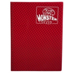 Monster Protectors 9 Pocket Holo Red Binder