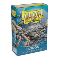 Dragon Shield Sleeves: Japanese Matte Dual Lagoon (Box Of 60)