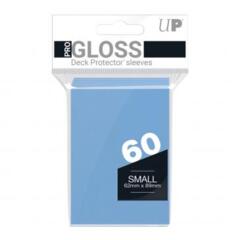 PRO-Gloss 60ct Small Deck Protector sleeves: Light Blue