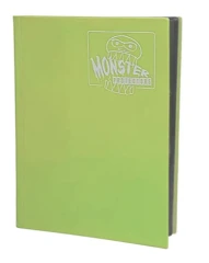 Monster Protectors 9 Pocket Matte Neon Green Binder