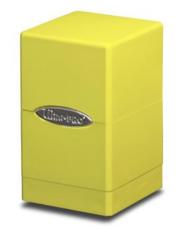 Ultra Pro Bright Yellow Satin Tower Deck Box