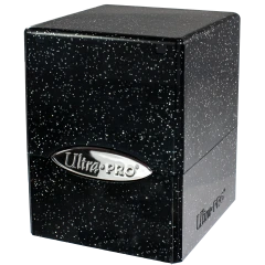 Ultra Pro Deck Box - Glitter Black Satin Cube