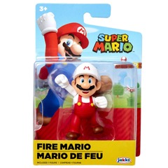 Jakks Pacific: Super Mario : Mini Figurine de Collection - Fire Mario