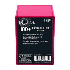Ultra Pro: Eclipse - 2-Piece Deck Box - 100 - Hot Pink