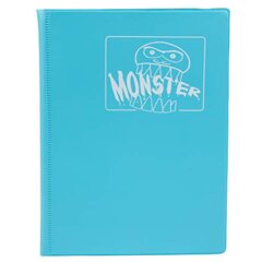 Monster Protectors 9 Pocket Matte Aqua Binder