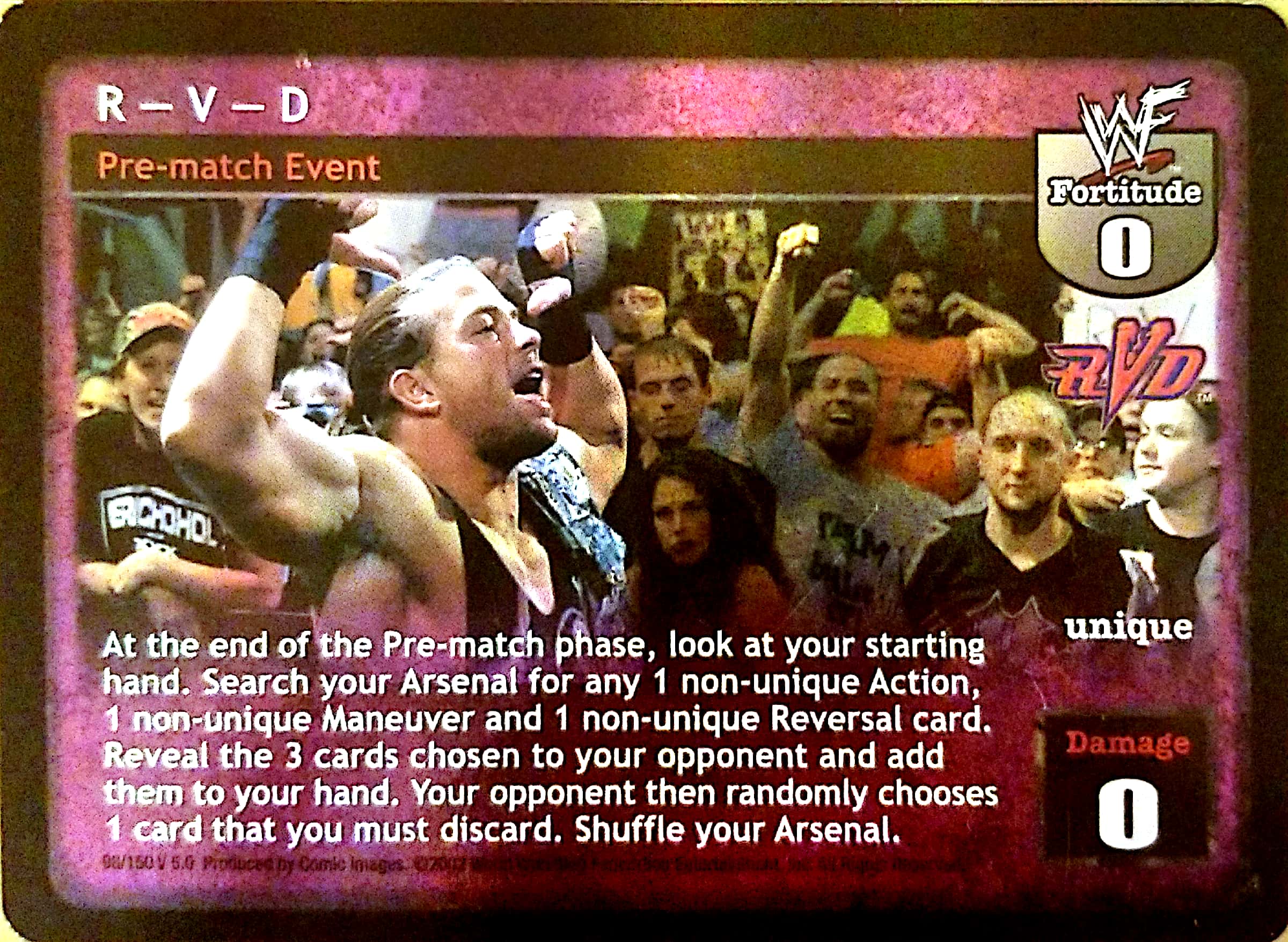 Rob Van Dam RVD Starter Deck Raw Deal Survivor Series 2 NEW Sealed 