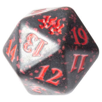 1 Green SPINDOWN Die Shadowmoor 20 sided Spin Down Dice MtG Magic the Gatherin 