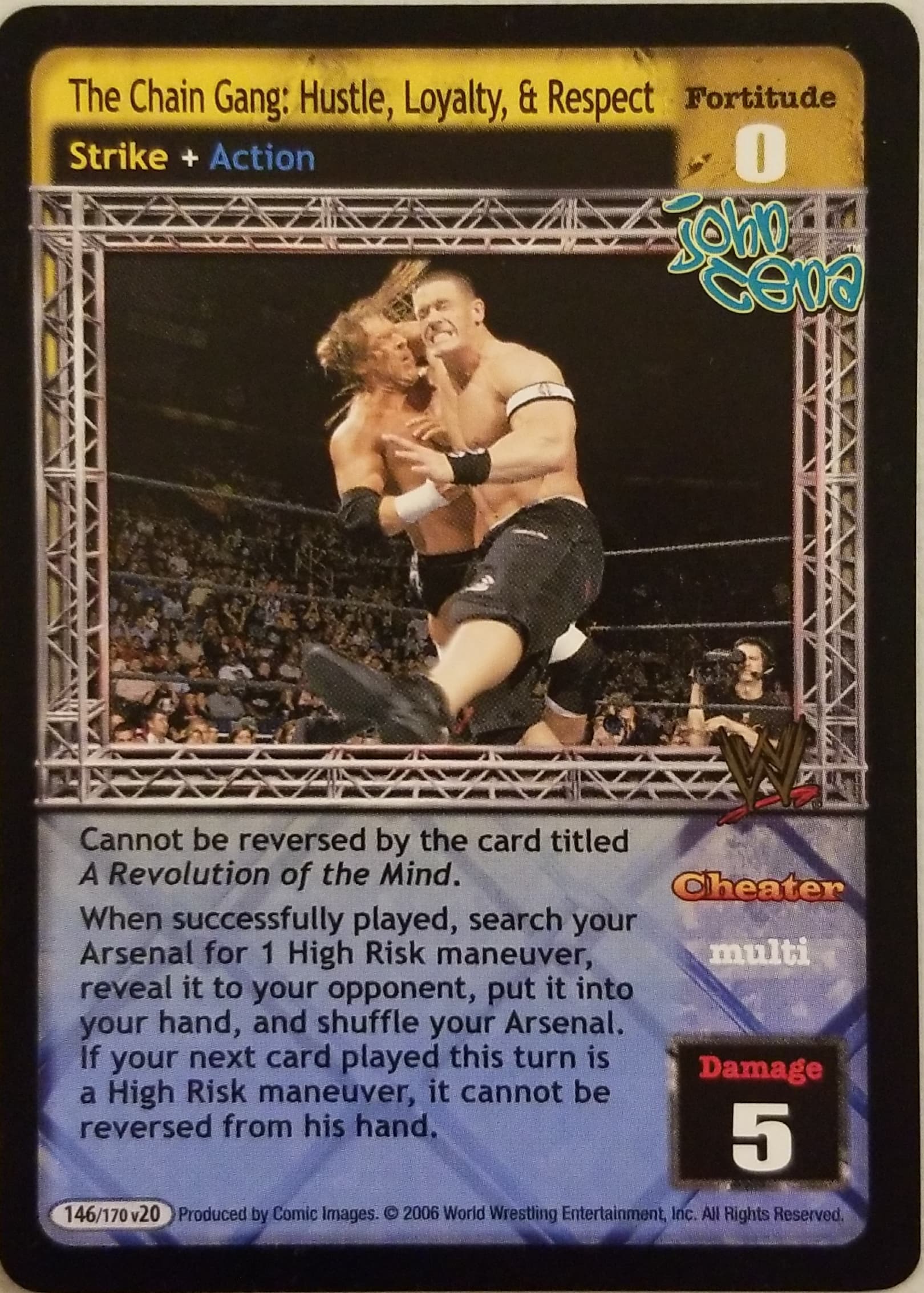 The Chain Gang: Hustle, Loyalty, & Respect - WWE Raw Deal » Superstar cards  » John Cena - Carte Blanche Hobbies