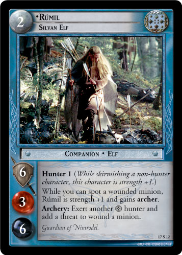 Lord of the Rings LOTR CCG TCG The Hunters Uncommon cards 1/1 