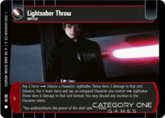Lightsaber Throw - Foil