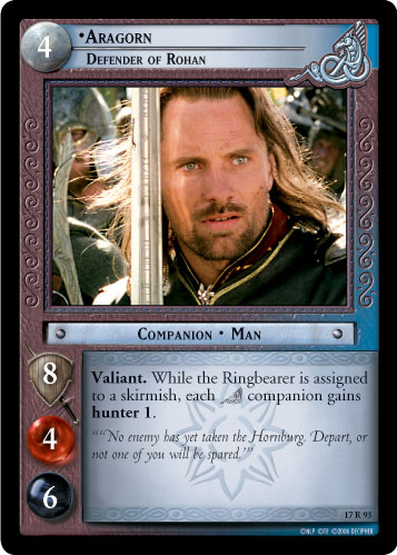 Aragorn, Defender of Rohan