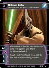 A Star Wars TCG Jedi Guardians Oppo Rancisis 25/105 NM/Mint 