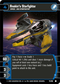 Anakins Starfighter (A) - Foil