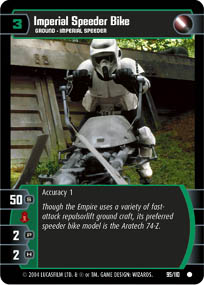 Imperial Speeder Bike - Foil