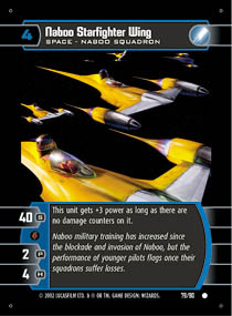 Naboo Starfighter Wing - Foil